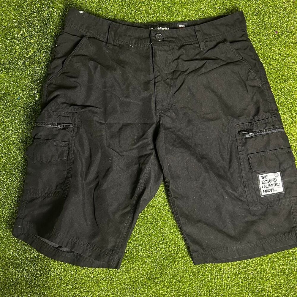 Ecko-unltd Men's Black Shorts